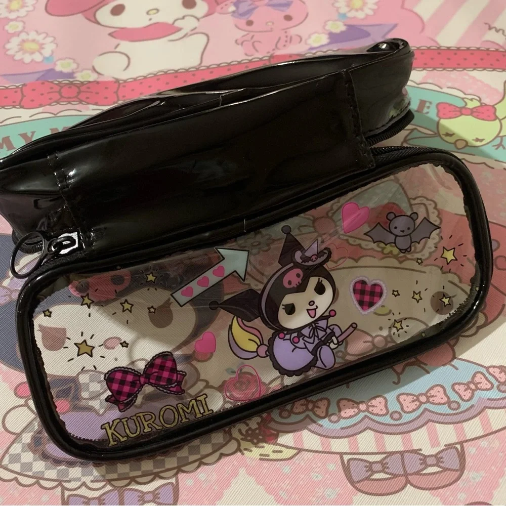 Kuromi Black Pencil Case/ Cosmetic Bag